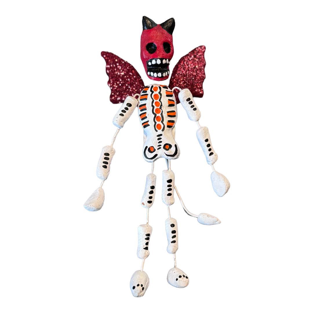 Mexican Skeleton Angel Devil Calacas - My Mercado Mexican Imports