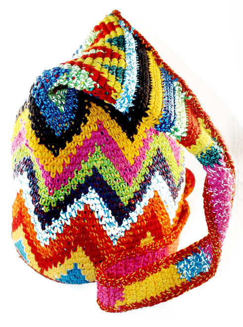 Wayuu Style Handbag Woven Mochil Purse Bag Handmade
