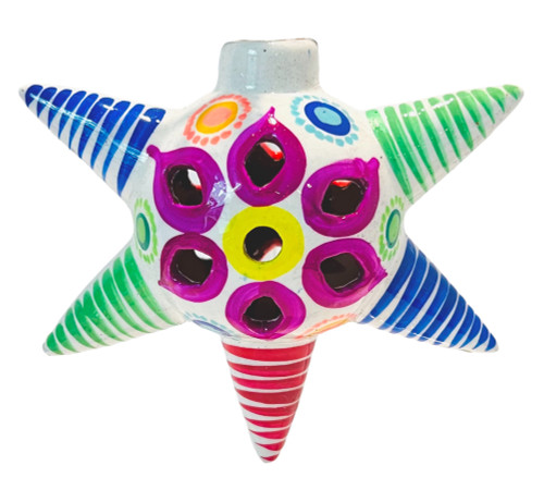 Mexican Pottery Christmas Ornament - Ball 300