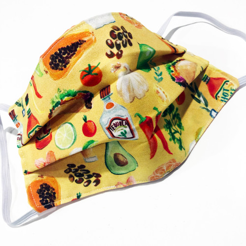 Face Mask Reusable Washable Cotton Mexican Tequila Lime