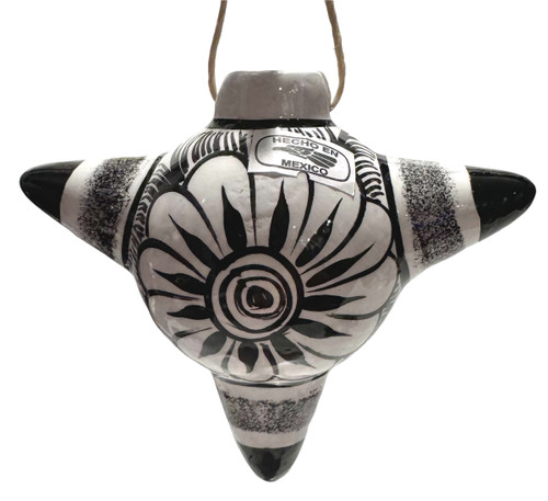 Mexican Pottery Christmas Ornament - Ball 321