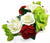 Mexican Women's Red White Green Rose Flower Crown