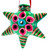 Mexican Pottery Christmas Ornament - Ball 306