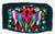 Mexican Embroidered Face Mask Cotton Black