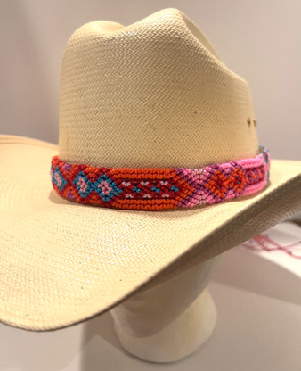 Mexican hat band woven belt toquilla band strap - My Mercado Mexican Imports