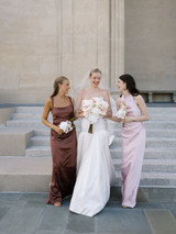 Girls holding Zayah Bridal Bouquet