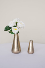 White Rose Bud Vase Flowers
