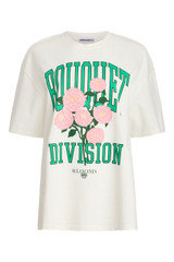 Product shot of the front of the Bouquet Division Tee