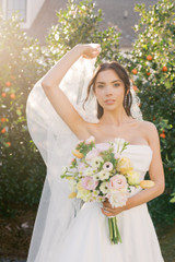 Lucy Bridal Bouquet (Blanc)