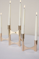 Gold Collapsible Candelabra