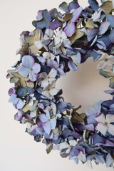 Blue Hydrangea Wreath