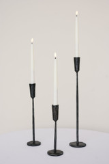 Iron Candlesticks (Set of 3)