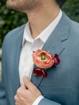 Nina Boutonniere (Ranunculus)