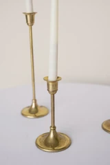 Classic Candlesticks Set of 3 (Gold)
