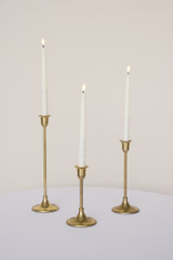 Classic Candlesticks Set of 3 (Gold)
