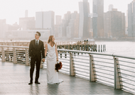 Rebecca & David's Romantic NYC Wedding Featuring the Stella Collection