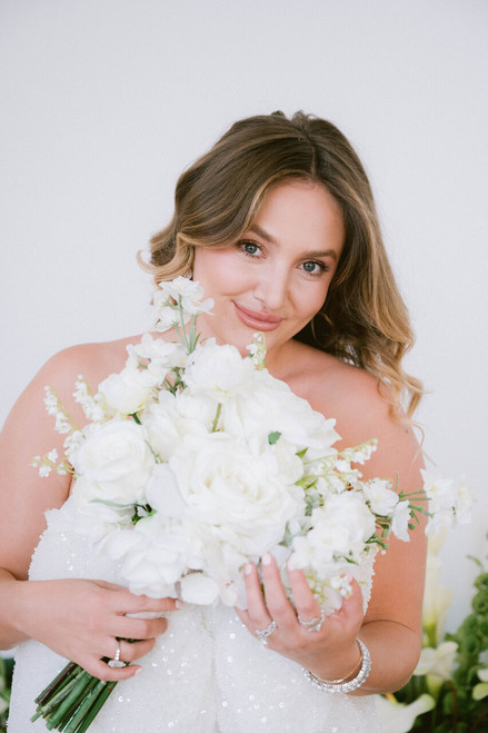 Audrey Bridal Bouquet (Hand-tied) | Something Borrowed Blooms