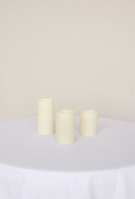 Pillar Candle Trio