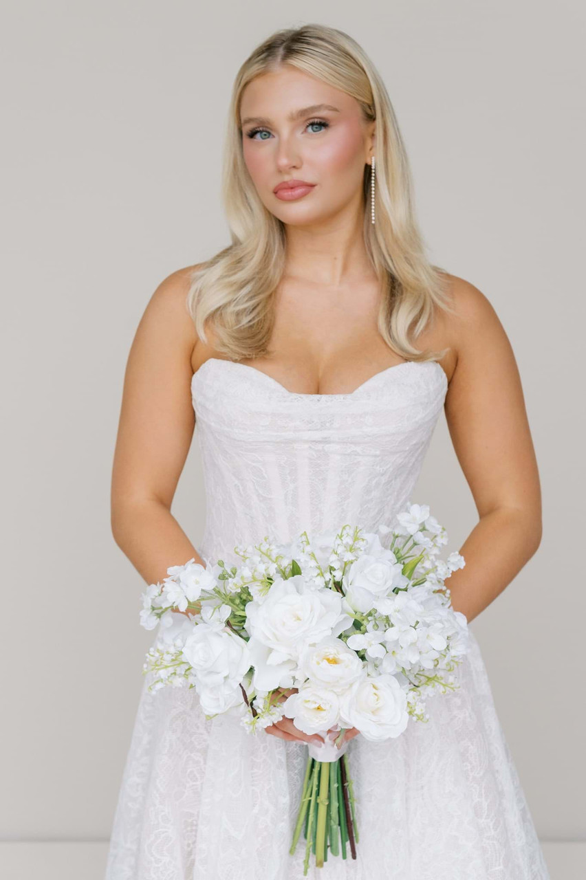 Audrey Bridal Bouquet (Hand-tied) | Something Borrowed Blooms
