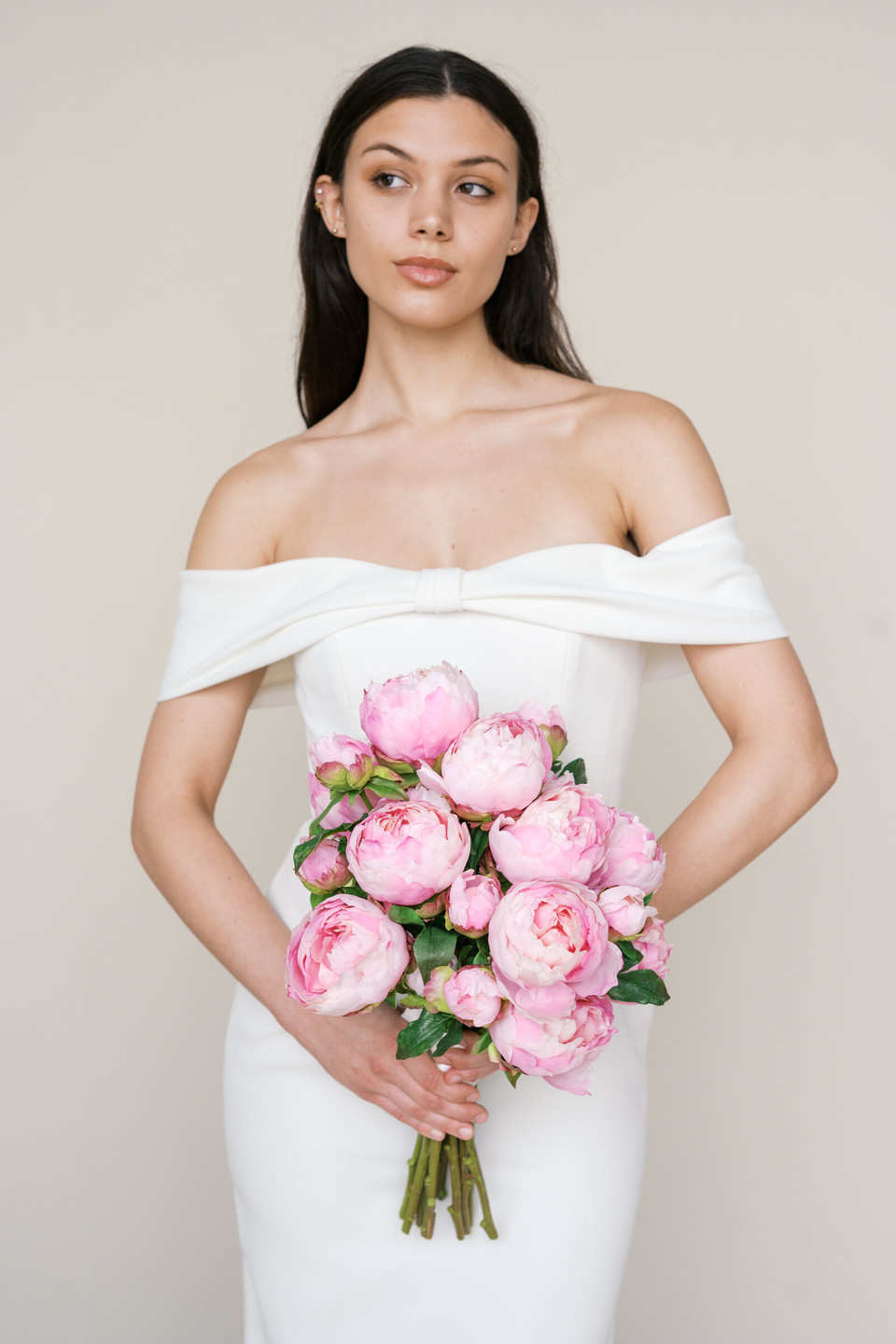 Classic Pink Peony Bridal Bouquet