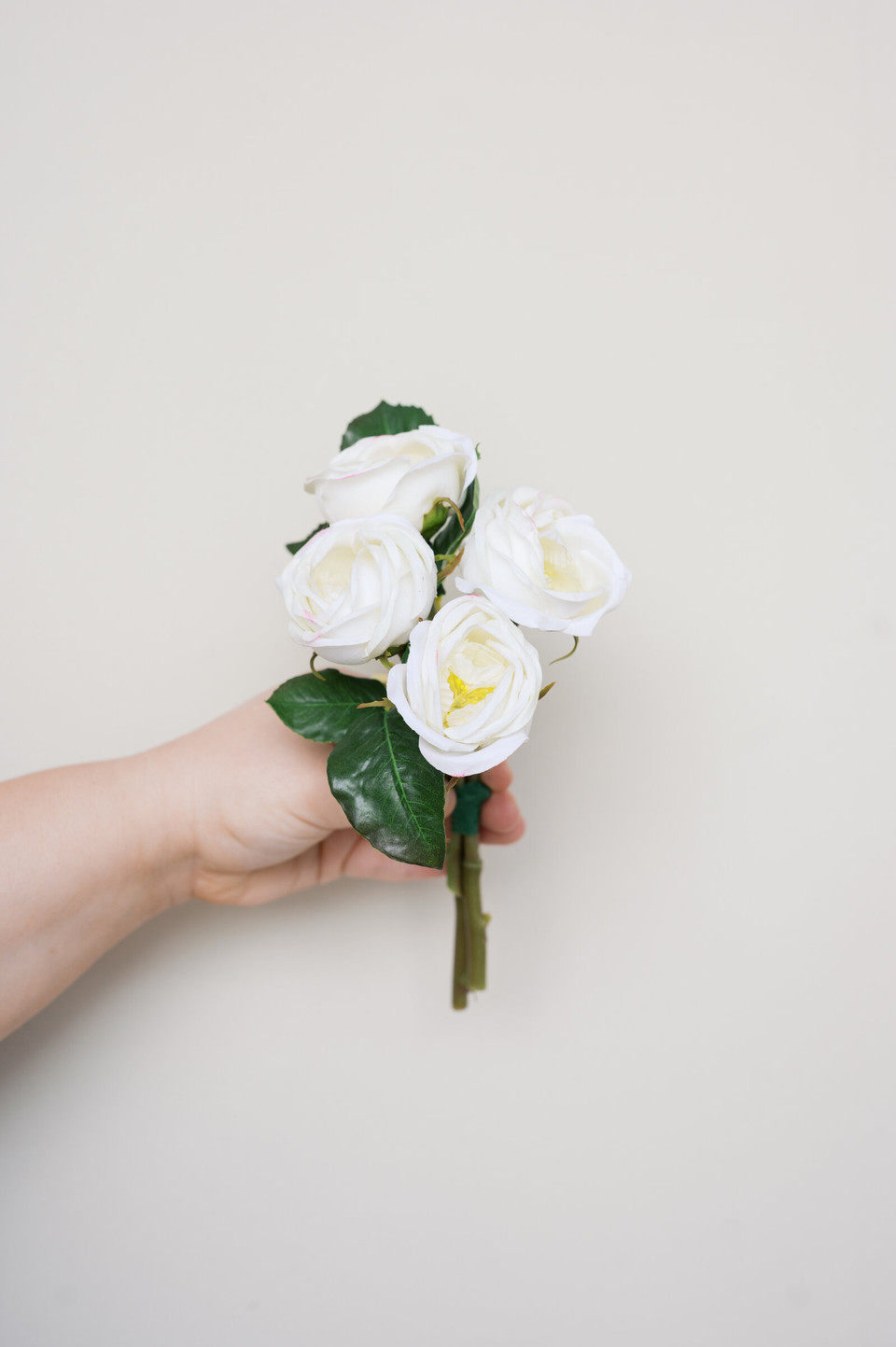 White Rose Bud Vase Flowers