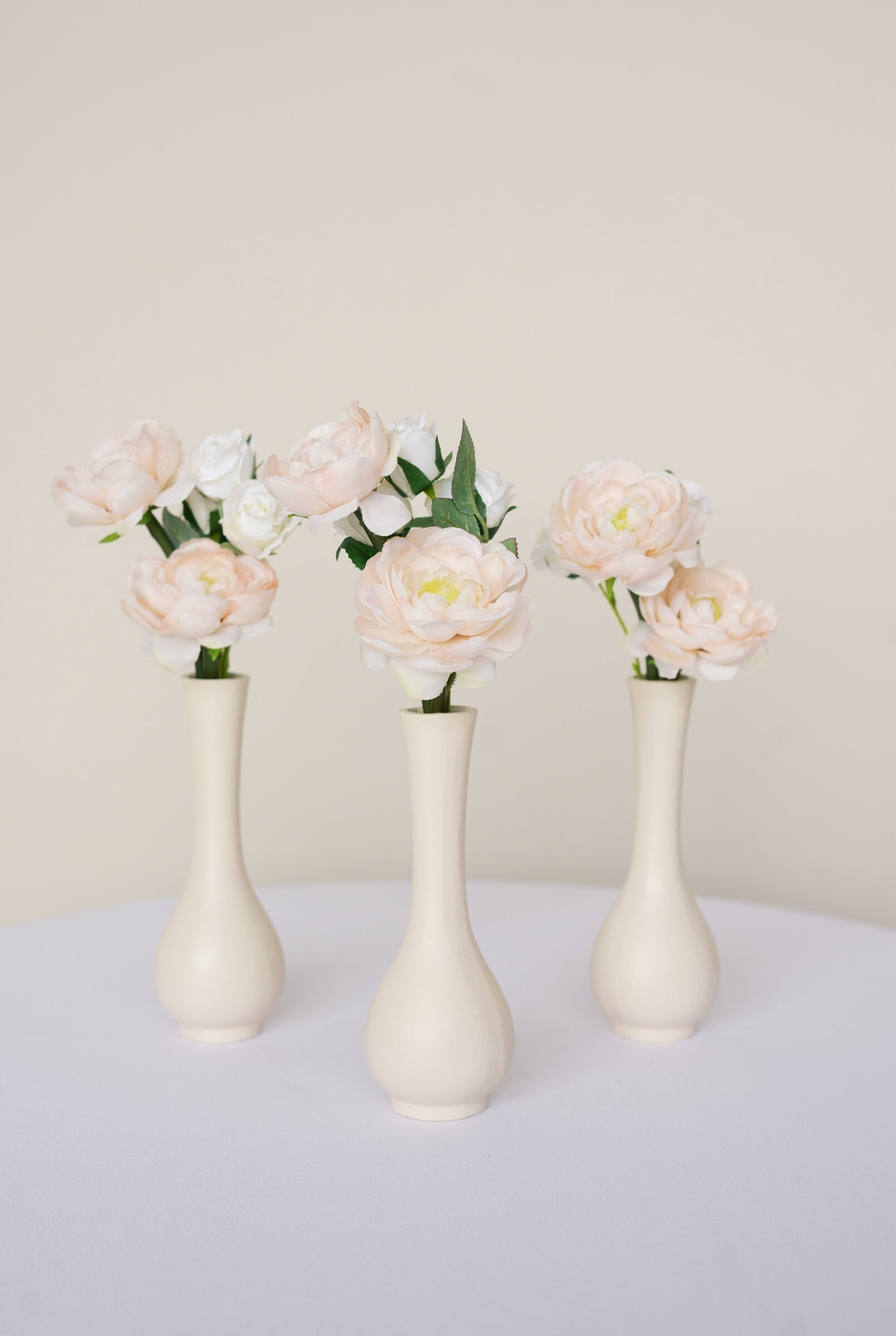 Peach Ranunculus Bud Vase Flowers