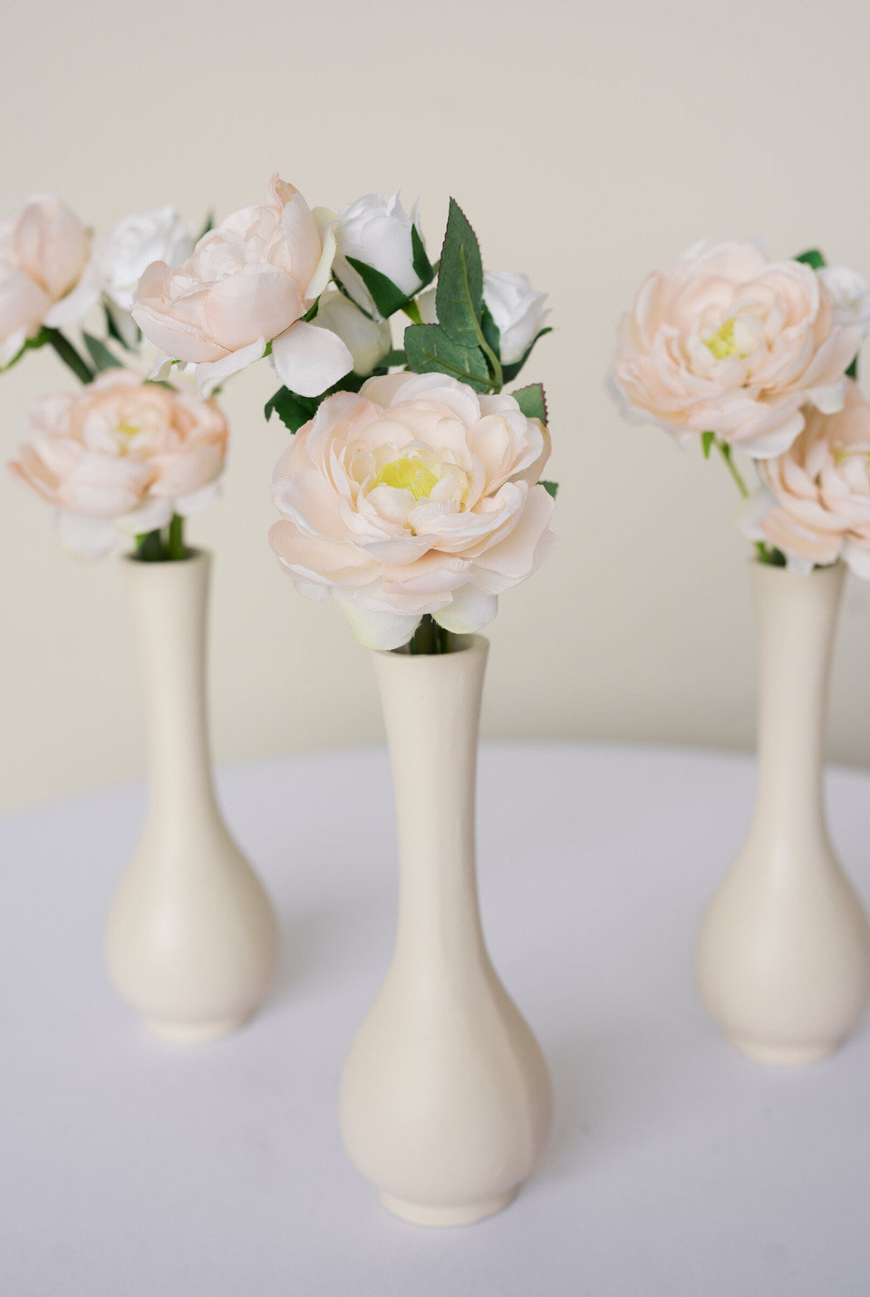 Peach Ranunculus Bud Vase Flowers