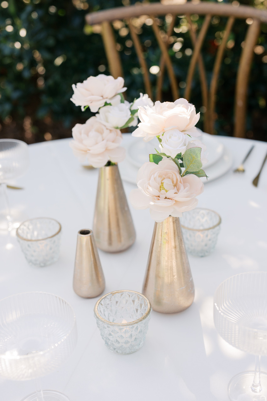 Peach Ranunculus Bud Vase Flowers