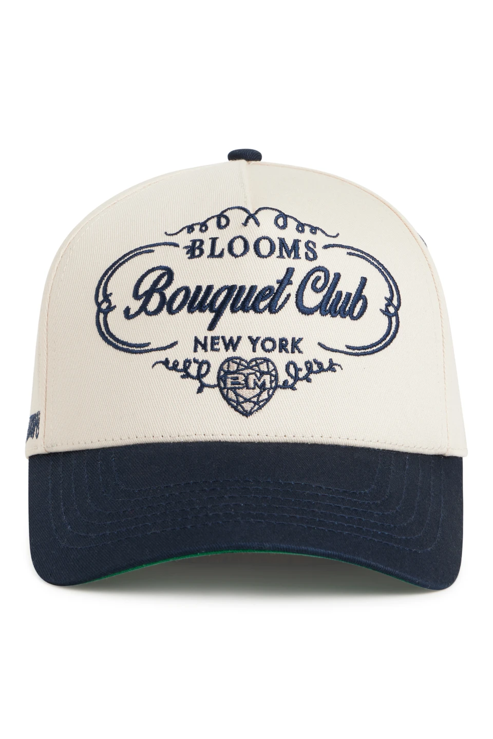 Product shot of the Bouquet Club Trucker hat
