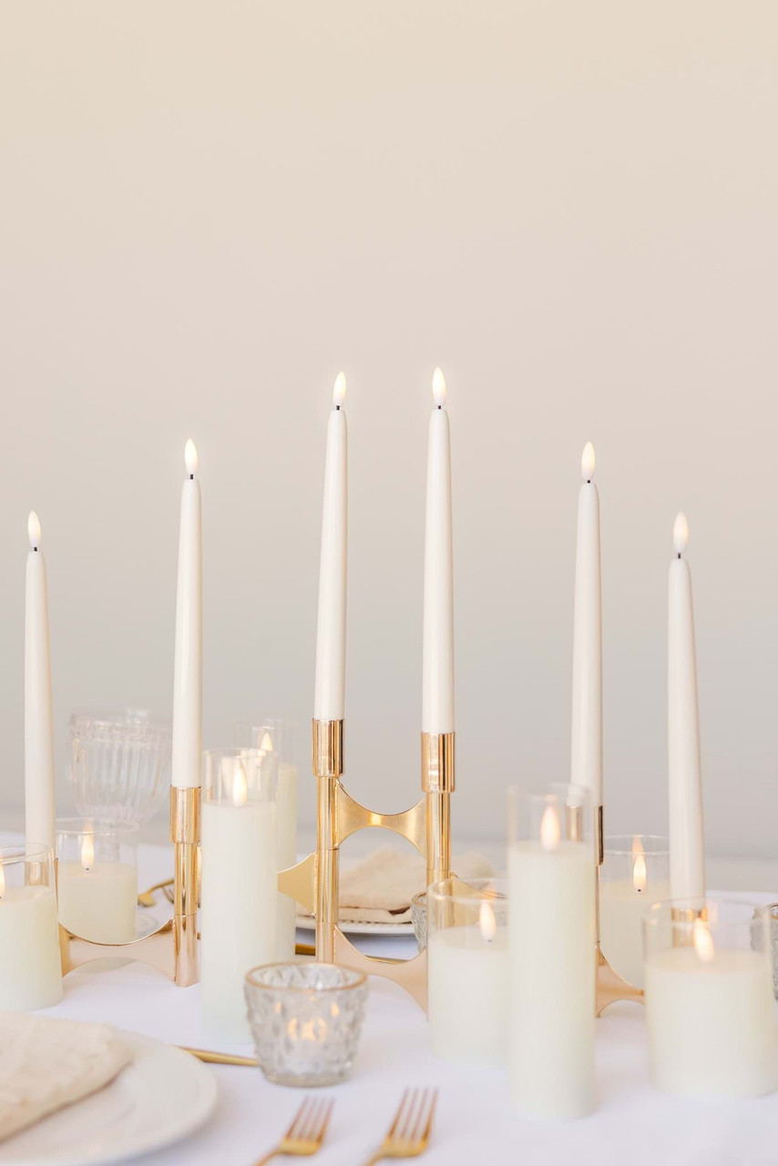 Small Glass Pillar Candle (Set of 6) | Something Borrowed Blooms