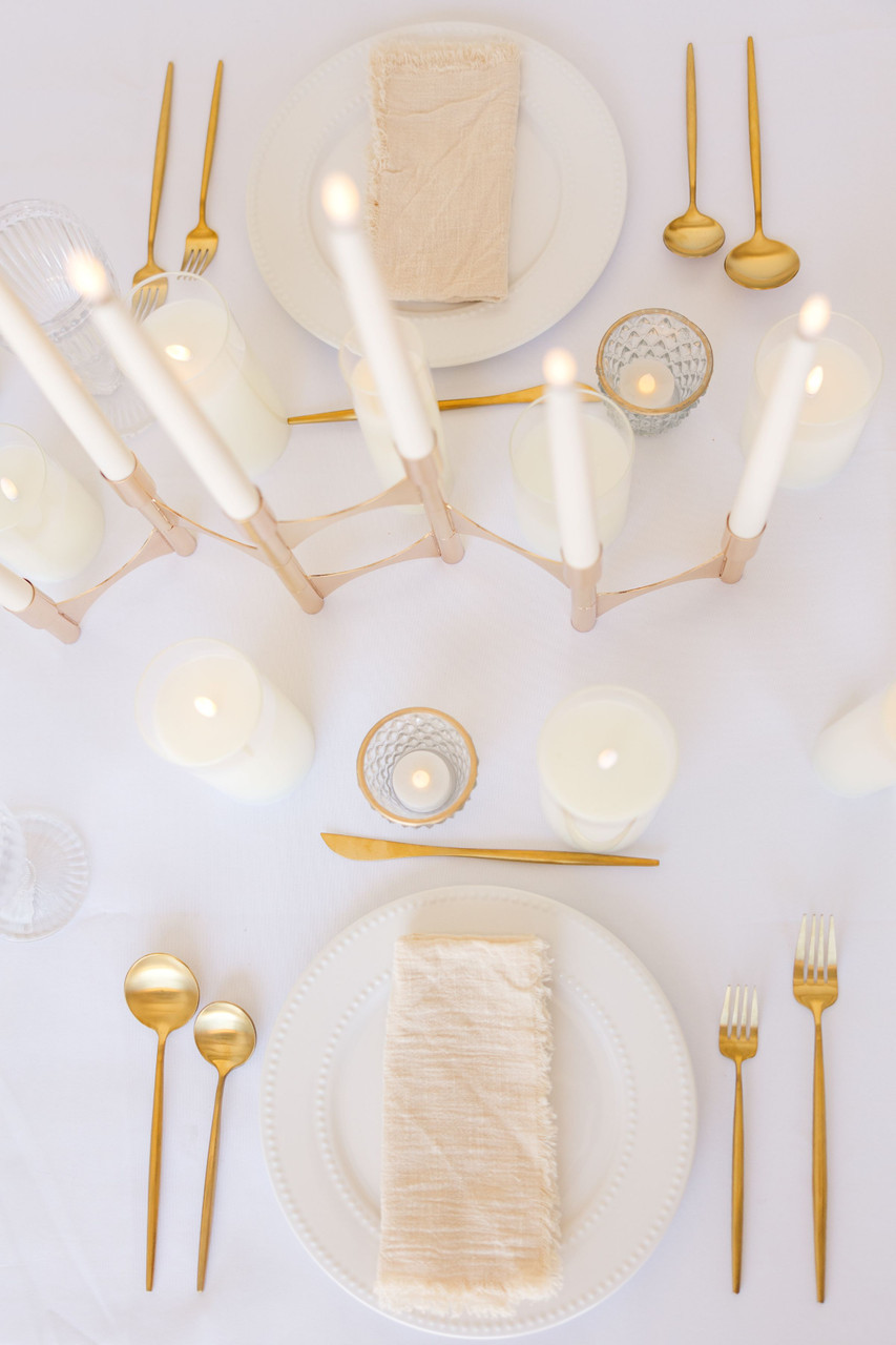 Gold Collapsible Candelabra