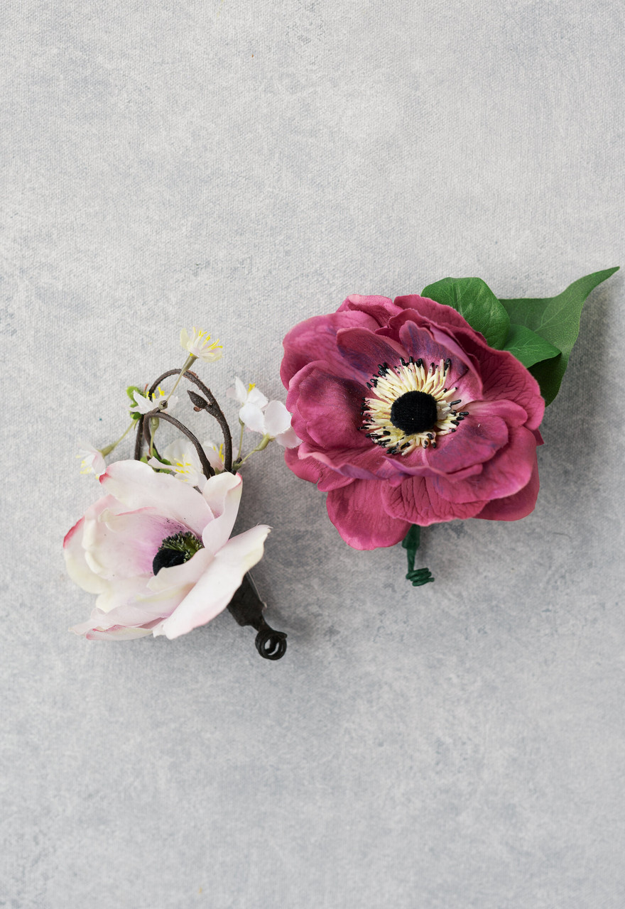 Marlowe Boutonniere (Blanc)