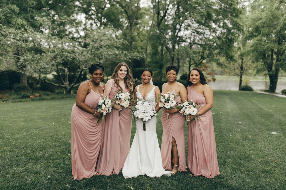 Faux White Rose Bridal Bouquet | Something Borrowed Blooms