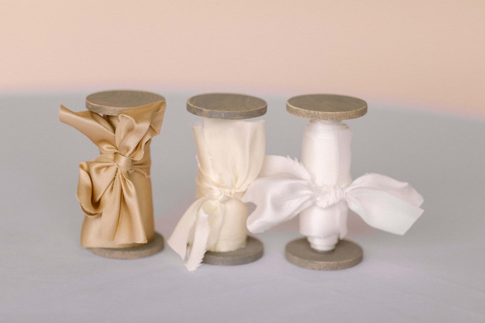 Honeysilk Ribbon - Snow