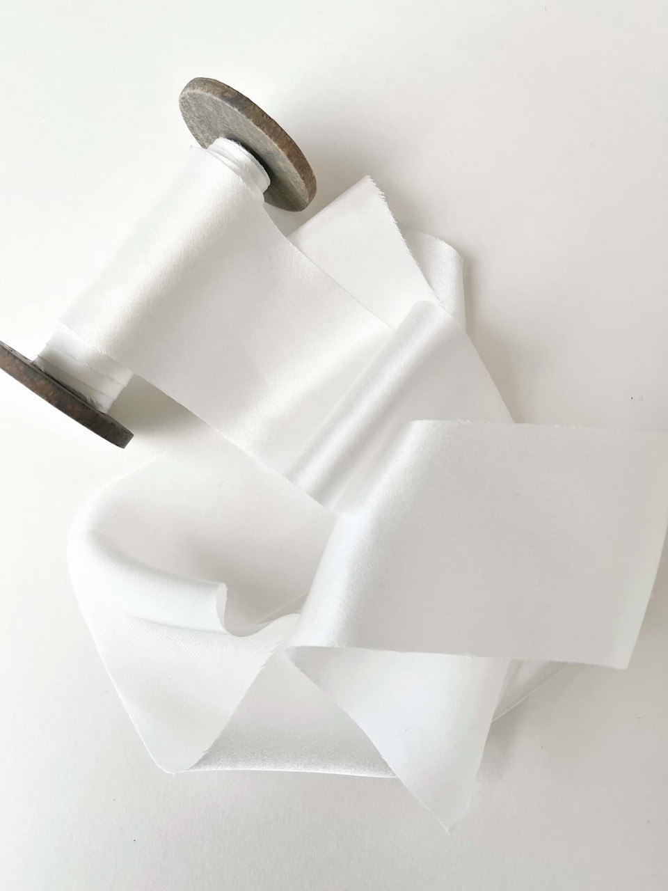 Honeysilk Ribbon - Snow