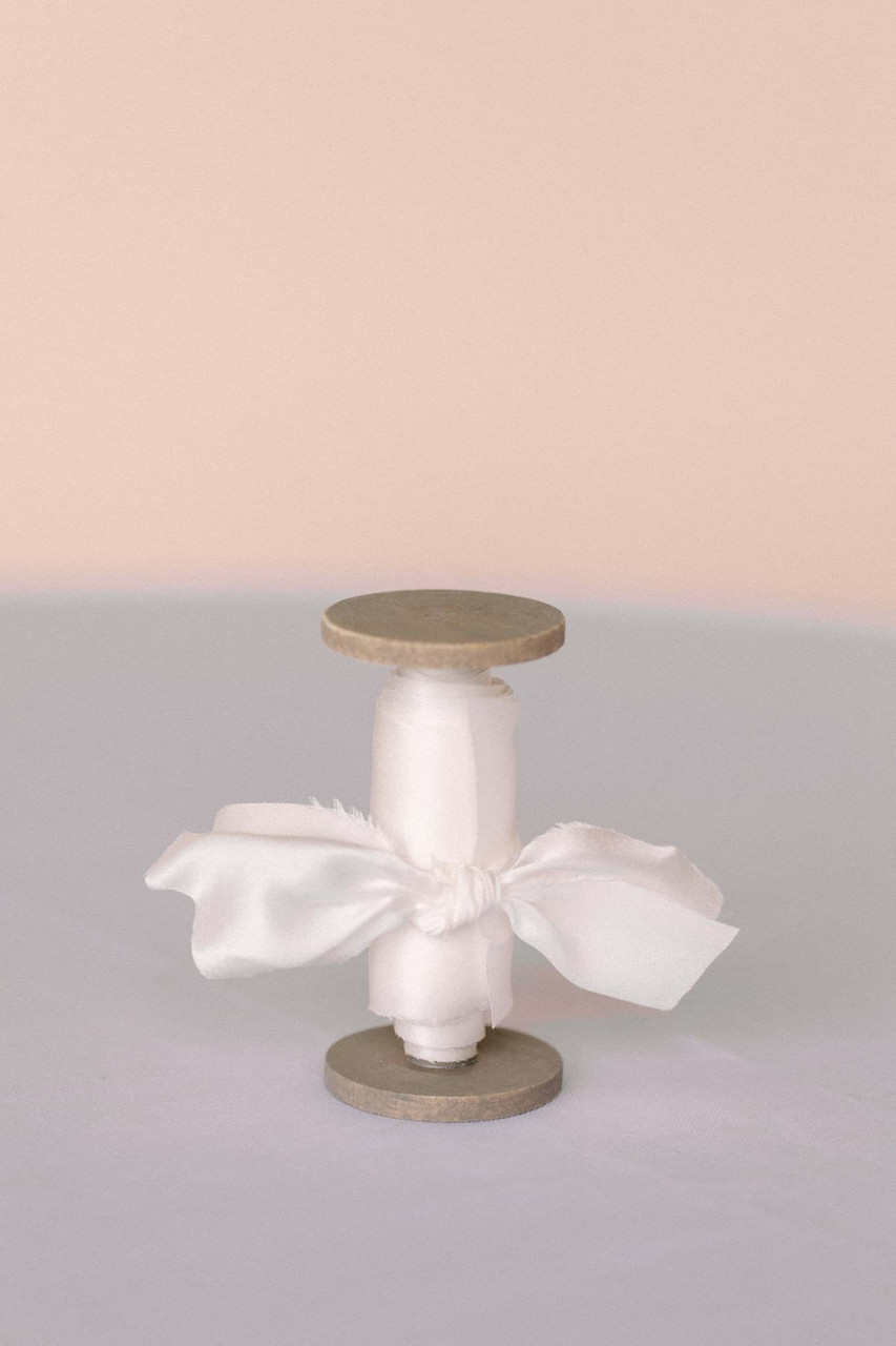 Honeysilk Ribbon - Snow
