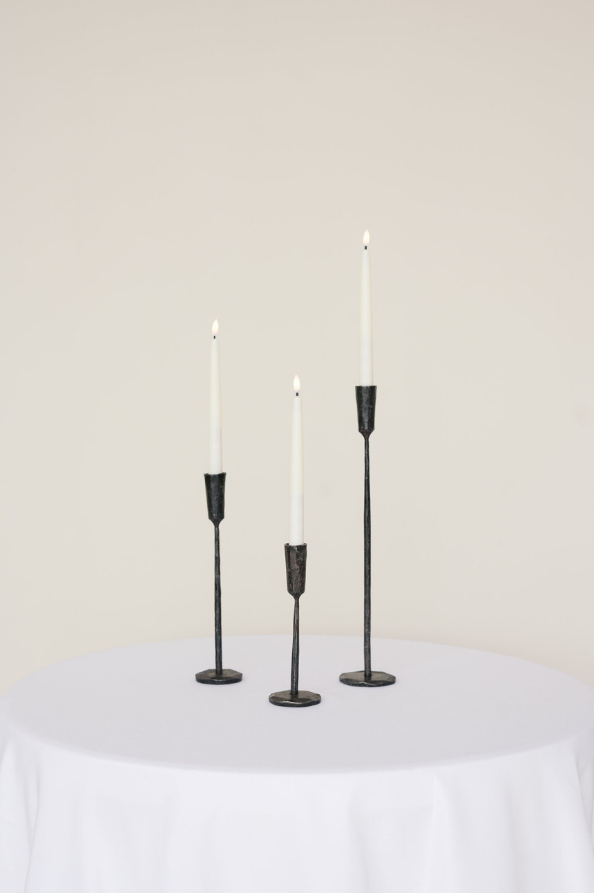 Iron Candlesticks (Set of 3)