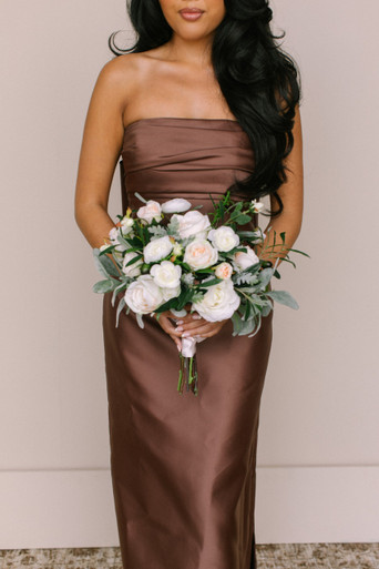 bouquet bridesmaid dress Vibrant Sunflower Bridesmaids Bouquets