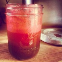 Beet, Apple, and Mint Juice