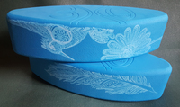 Artistry in the Yoga Room – Hand-Painted Yoga Props