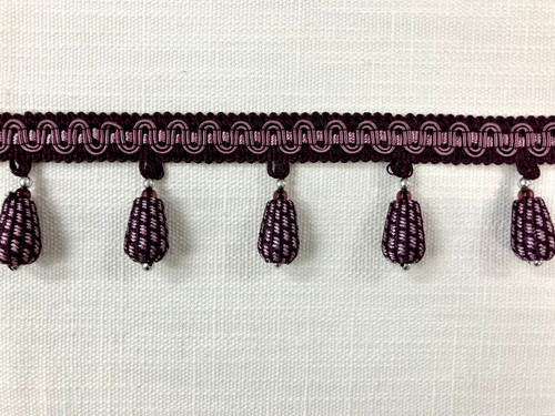 Purple & Lilac Tassel Fringe Trim 2" Width TF-54/29-27 Upholstery / Drapery / Interior Design / Home Furnishing