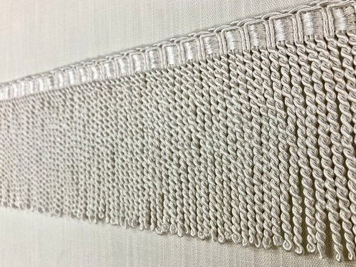 White BULLION FRINGE Trim 9" Width BUF-9/1 Upholstery / Drapery / Interior Design 