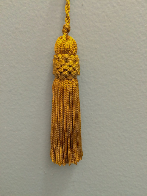 3" CHAINETTE KEY TASSEL-1/12           ANTIQUE GOLD
