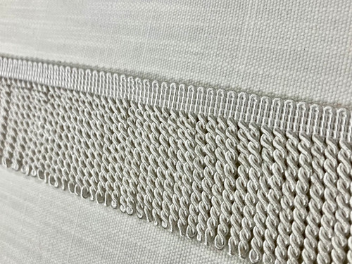 White BULLION FRINGE Trim 2.5" Width BUF-1/1 Upholstery / Drapery / Interior Design