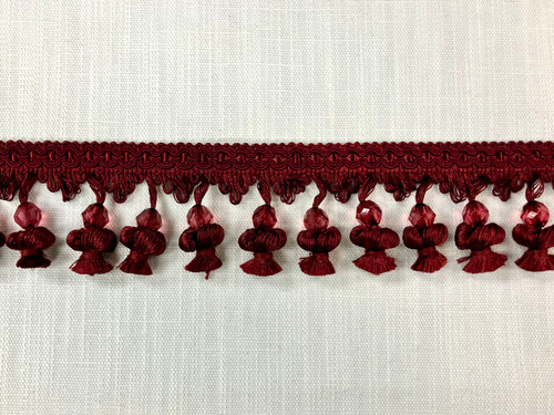 Cranberry Onion Tassel Fringe Trim 3" Width TF-20/32   Upholstery / Drapery / interior Design    