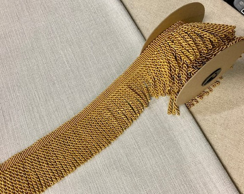 ANTIQUE GOLD  BULLION FRINGE Trim 2.5" Width BUF-1/12 Upholstery / Drapery / Interior Design 