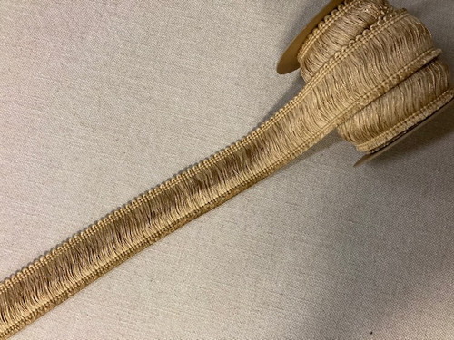 Honey TThick BRUSH FRINGE Trim 2" Width BRF-1/53 Honey Upholstery / Drapery 