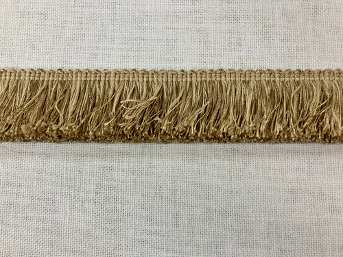 Beige Thick BRUSH FRINGE Trim 2" Width BRF-1/3  Upholstery / Drapery / Pillow Embellishment / Interior Design / Home Furnishing
