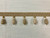 Beige & Cream Tassel Fringe Trim 2" Width TF-54/3-2 Upholstery / Drapery / Interior Design 
