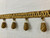 Brown & Gold tassel Fringe Trim 2" Width TF-54/8-12 Upholstery / Drapery / Interior Design 